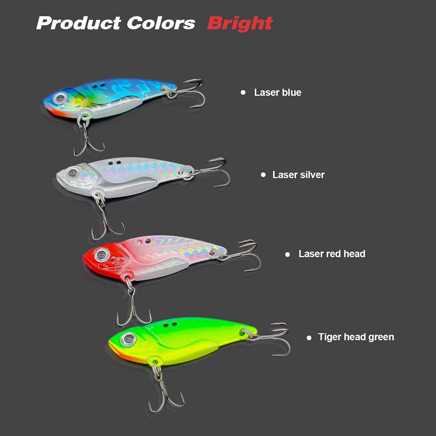 2 Inch Laser Coating Spinner Spoon Fishing Lure