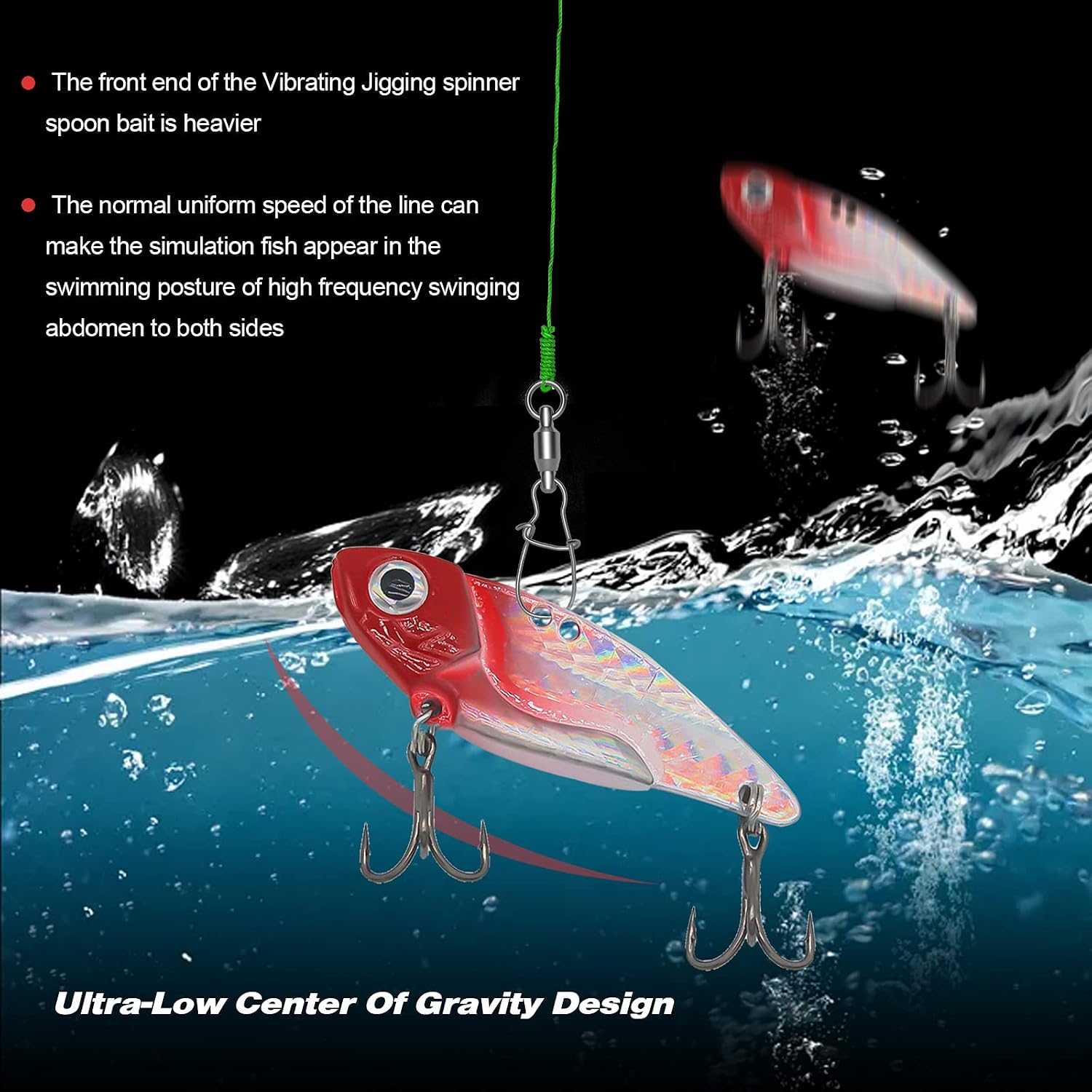 2 Inch Laser Coating Spinner Spoon Fishing Lure