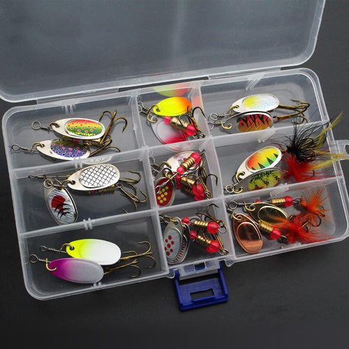 20Pcs Brass Spinner Spoon Fishing Lures